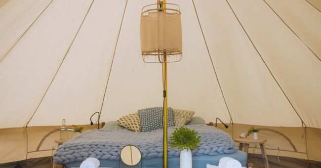 glamping, yurt, tent
